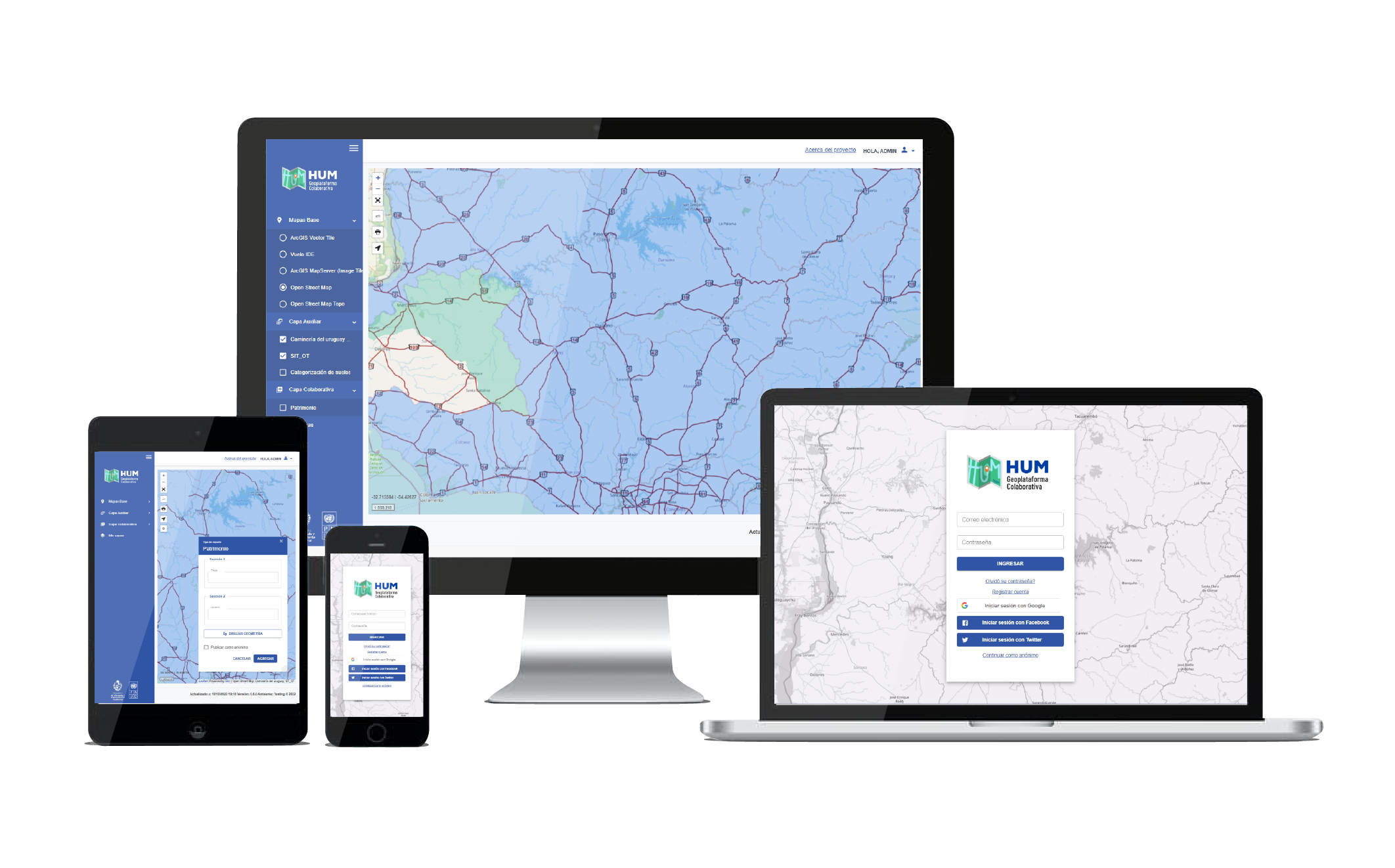 HUM Geoplataforma Colaborativa